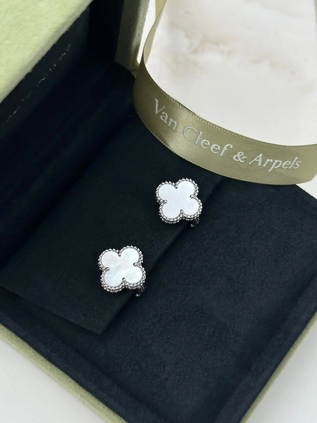 Van Cleef And Arpels Vintage Alhambra Earrings VCARF48600