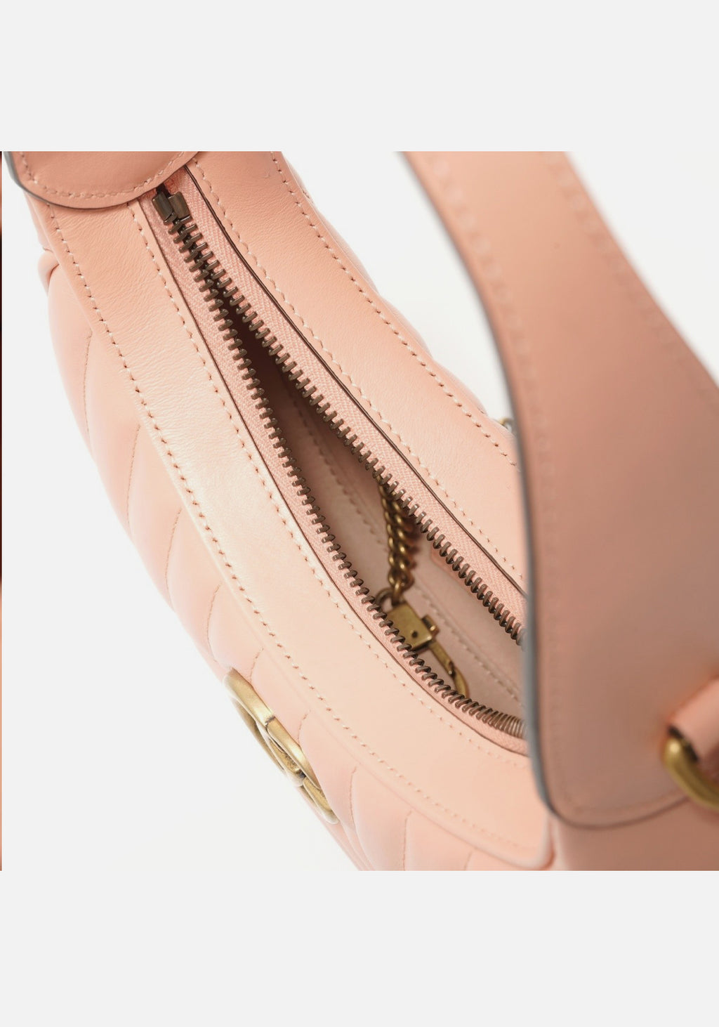 GUCCI GG Marmont 2-way Hobo Shoulder Bag pink