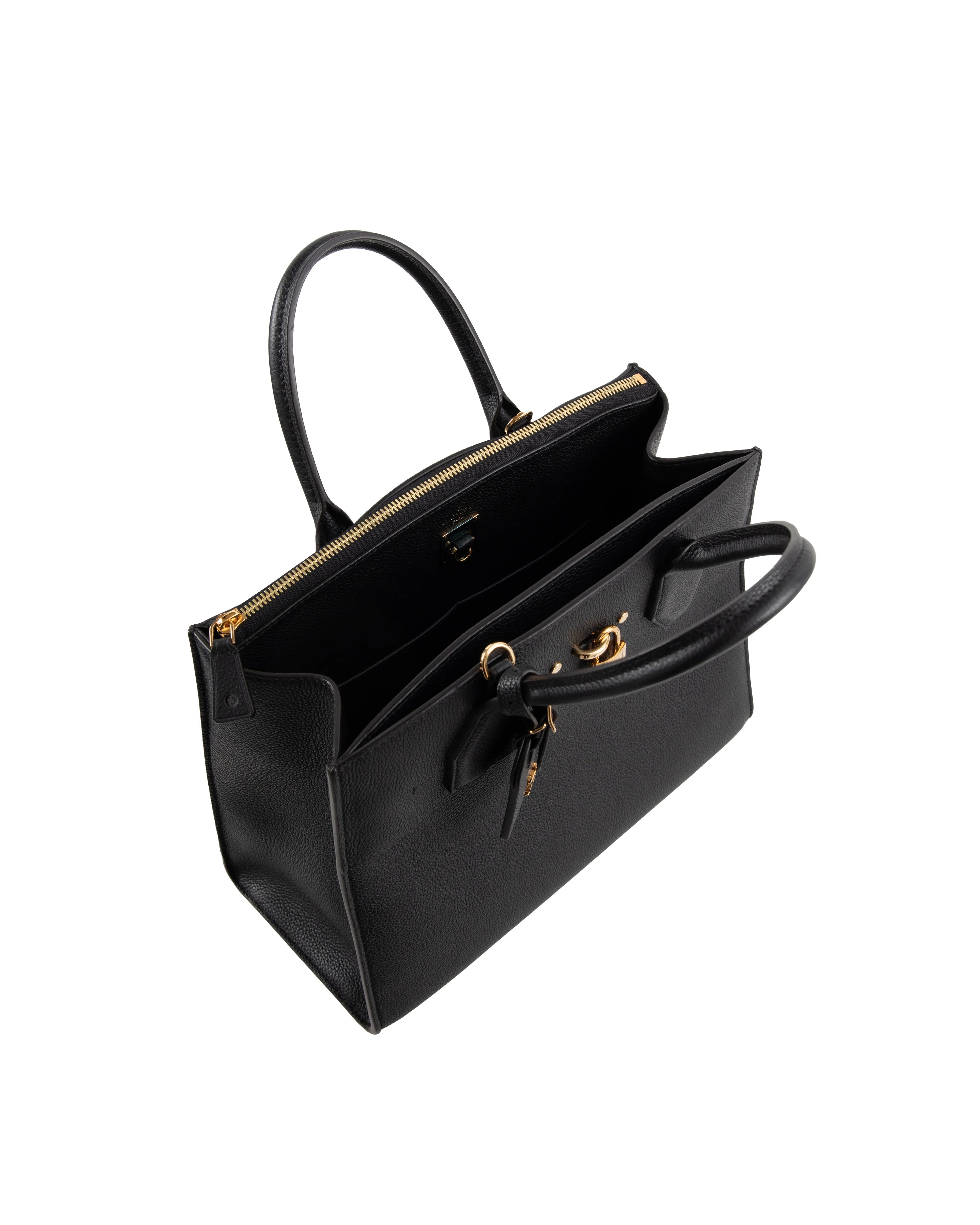 Louis Vuitton City Steamer Bag MM in Black