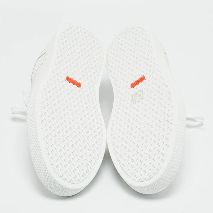 Hermes Keep Size 43 White Leather Mules Sneakers