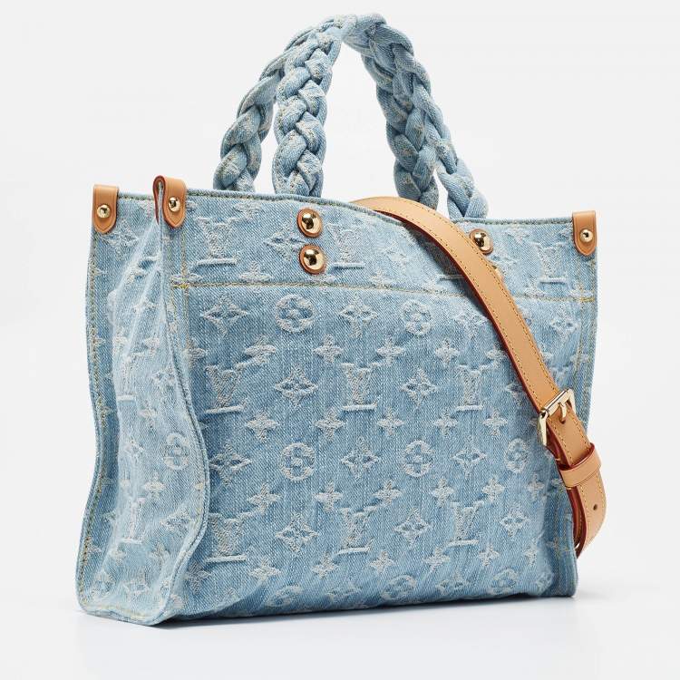Louis Vuitton Sky Blue Monogram Denim Let Go PM Bag
