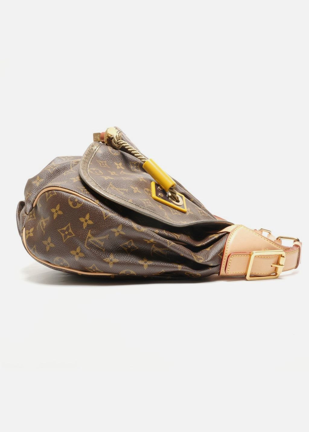 LOUIS VUITTON 2009 Kalahari GM Monogram Shoulder Bag Brown