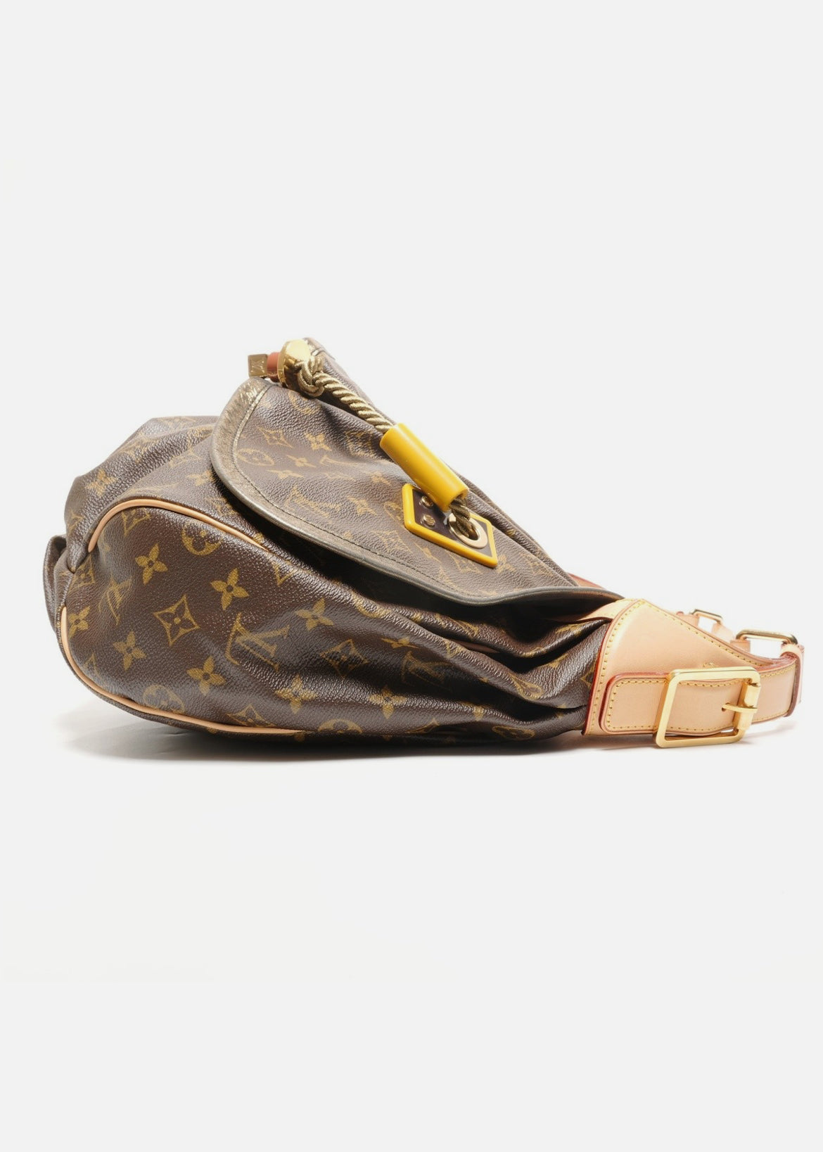 LOUIS VUITTON 2009 Kalahari GM Monogram Shoulder Bag Brown