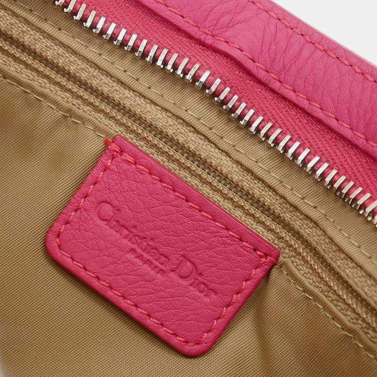 Christian Dior Beige Pink Street Chic Trotter Handbag