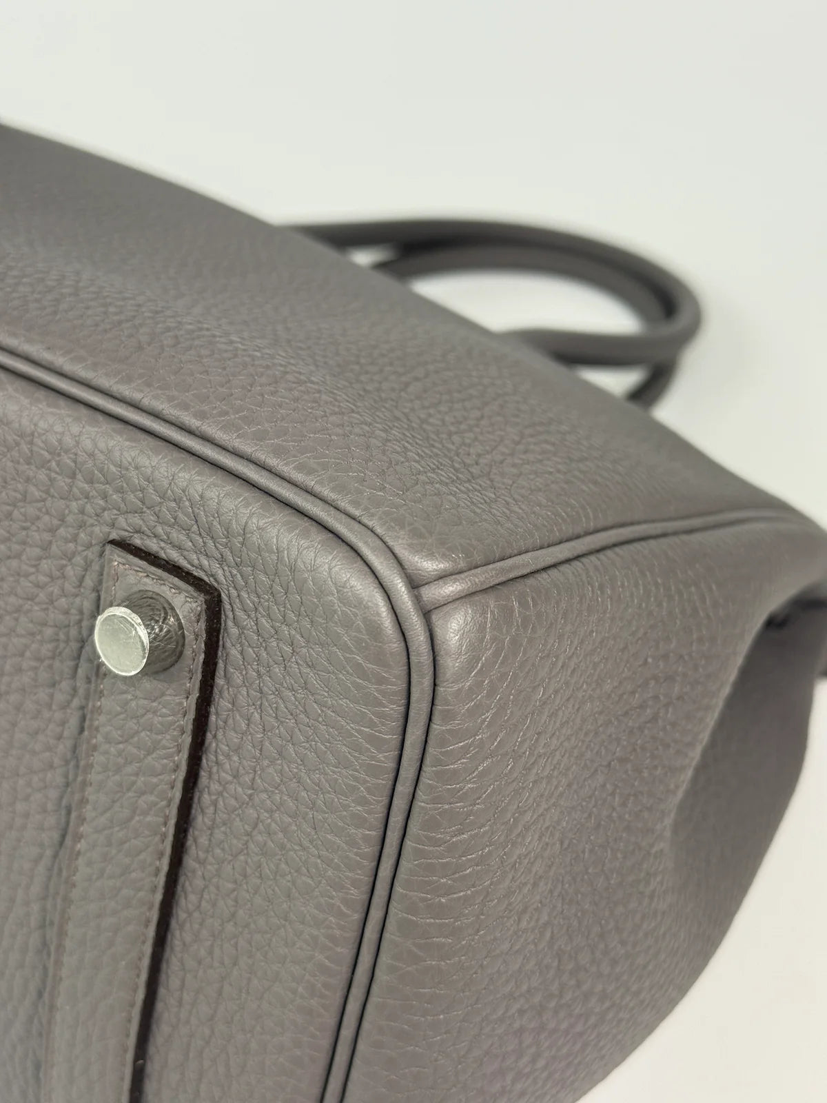 HERMÈS BIRKIN 35 IN GRIS ETAIN TOGO LEATHER WITH PALLADIUM HARDWARE