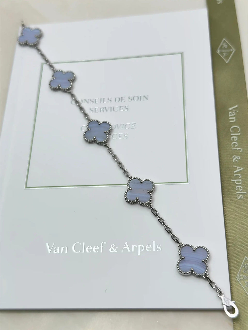 Van Cleef And Arpels Vintage Alhambra Bracelet 5 Motifs