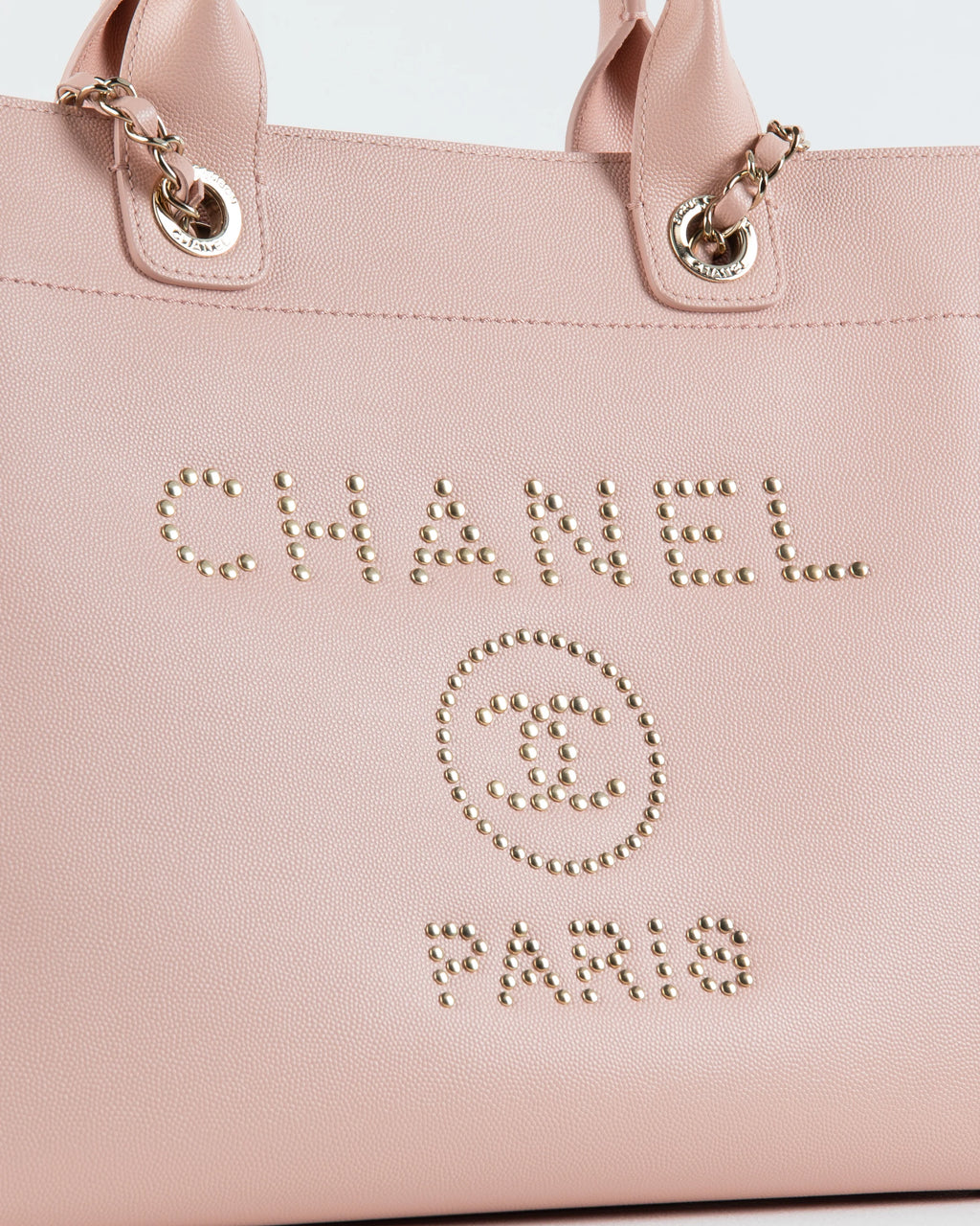 Chanel Deauville Large Pink Tote Bag