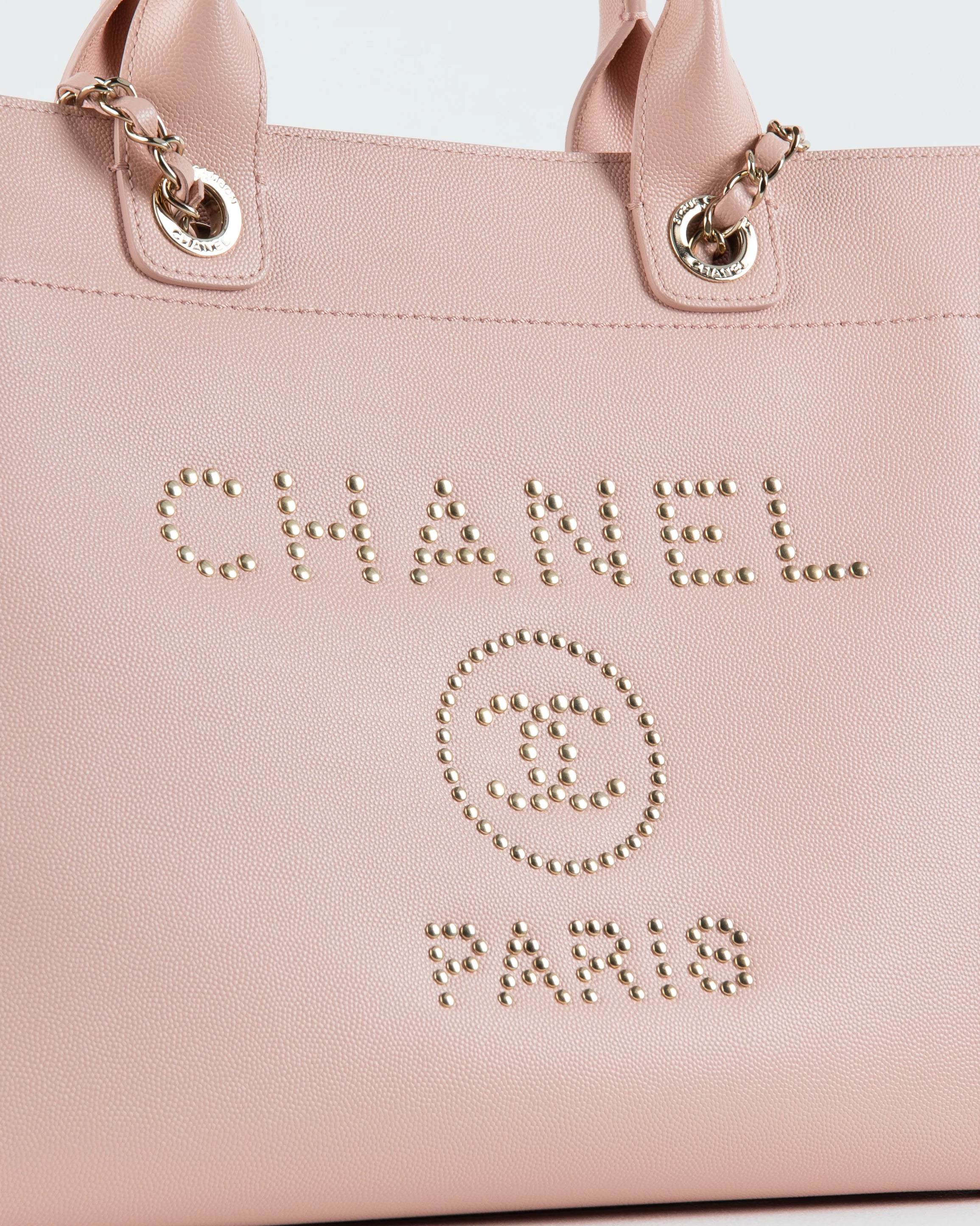 Chanel Deauville Large Pink Tote Bag