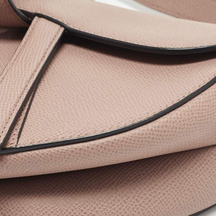Dior Saddle Dusty Pink Leather Shoulder Bag