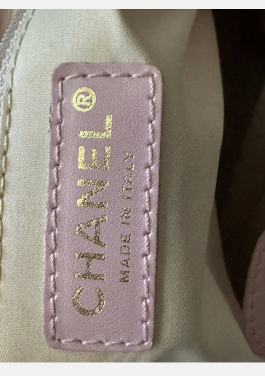 CHANEL Pink New Travel Line Jacquard CC Tote Bag