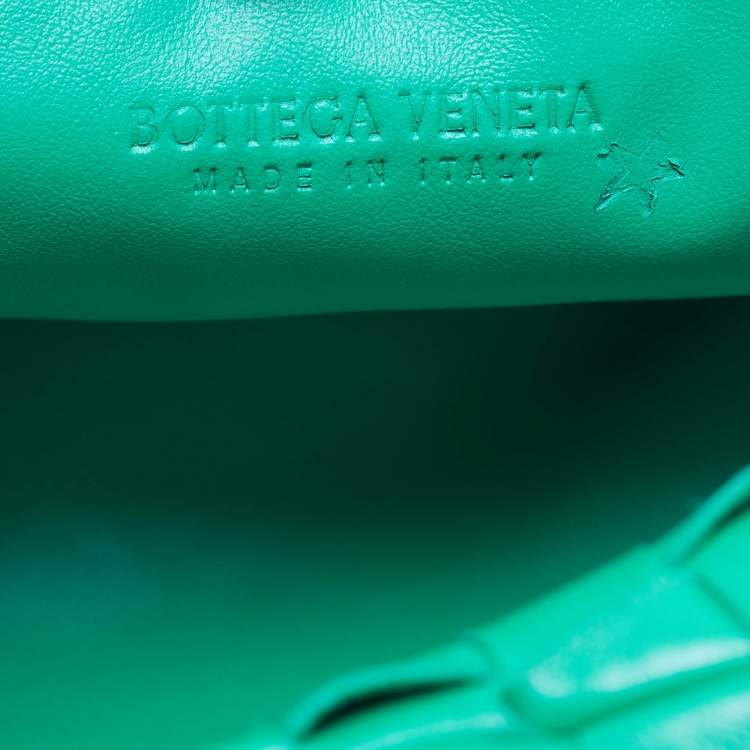 Bottega Veneta Jodie Medium Green Intrecciato Leather Hobo