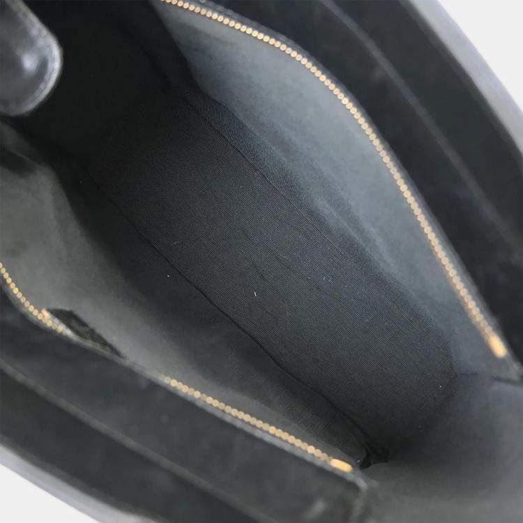 Chanel Black Lambskin Choco Bar Tote Bag