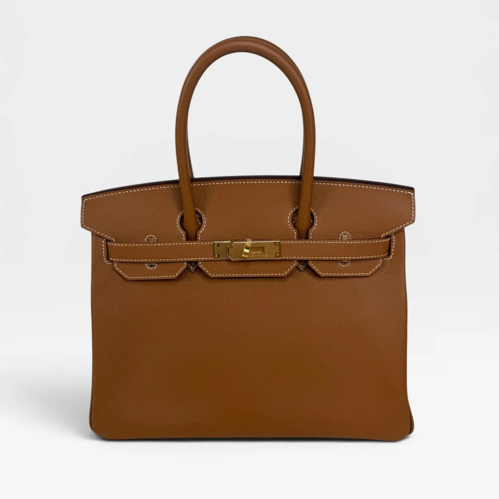 HERMÈS BIRKIN 30 IN GOLD EPSOM LEATHER WITH GOLD HARDWARE