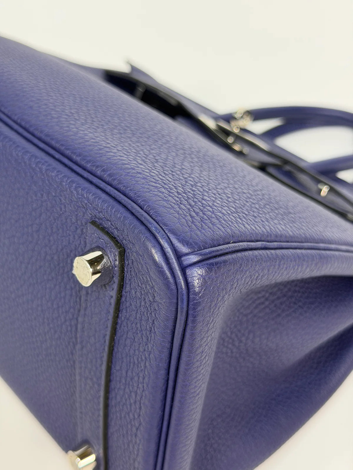 HERMÈS BIRKIN 25 IN BLUE SAPPHIRE TOGO WITH PALLADIUM HARDWARE