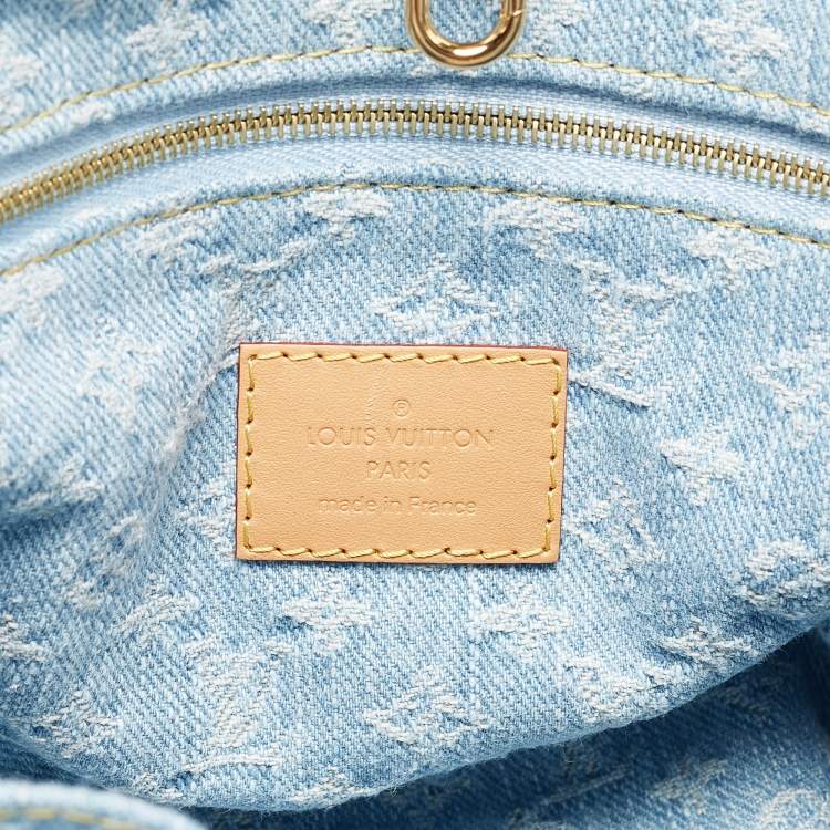 Louis Vuitton Sky Blue Monogram Denim Let Go PM Bag