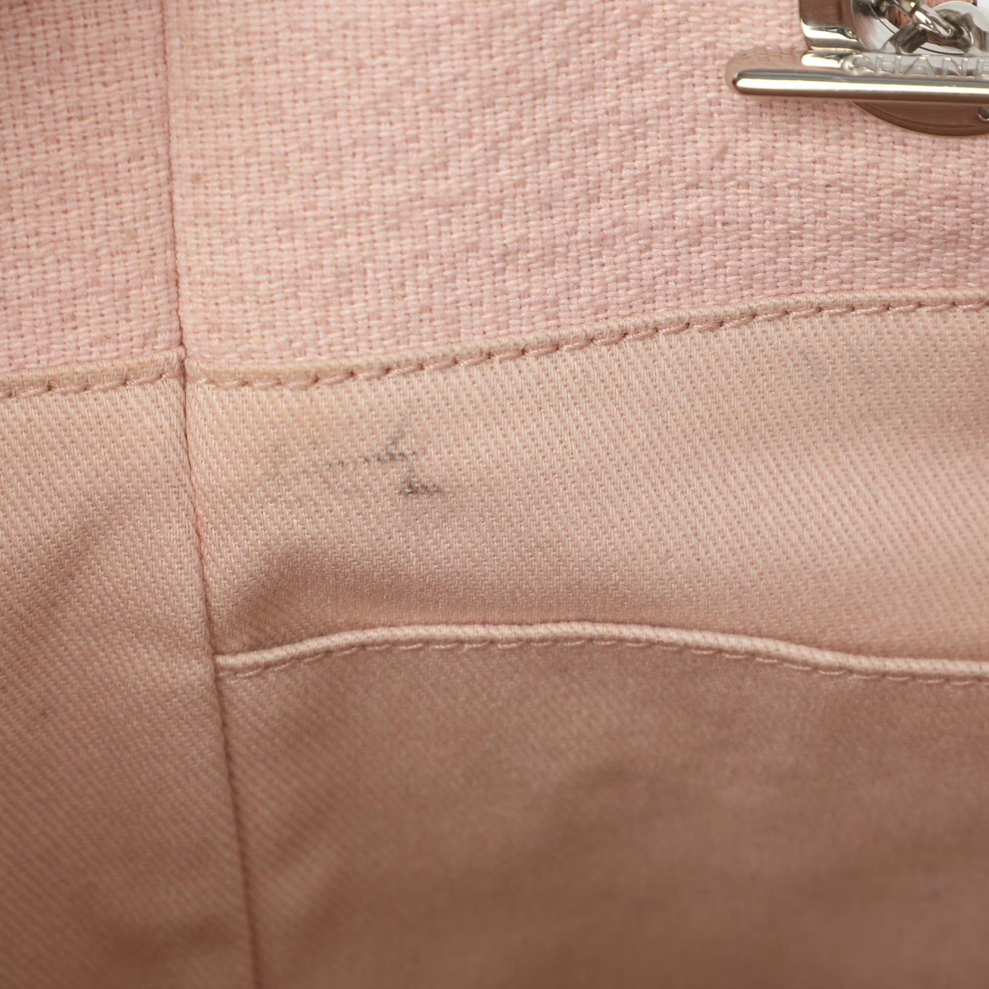 Chanel Deauville Medium Pink Canvas Tote