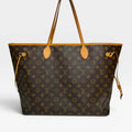 LOUIS VUITTON NEVERFULL GM TOTE BAG IN MONOGRAM