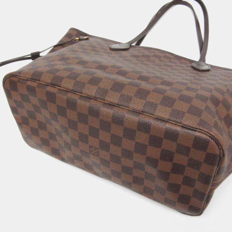 Louis Vuitton Neverfull MM Damier Ebene Tote Bag