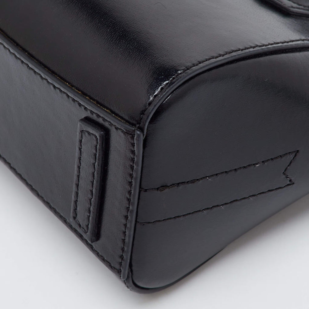 Givenchy Antigona Micro Black Leather Crossbody Bag