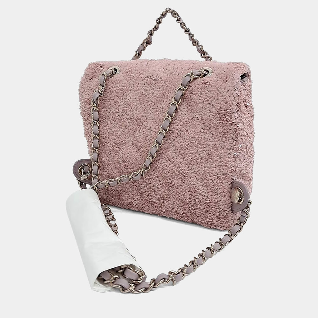 Chanel Pink Sequins backpack