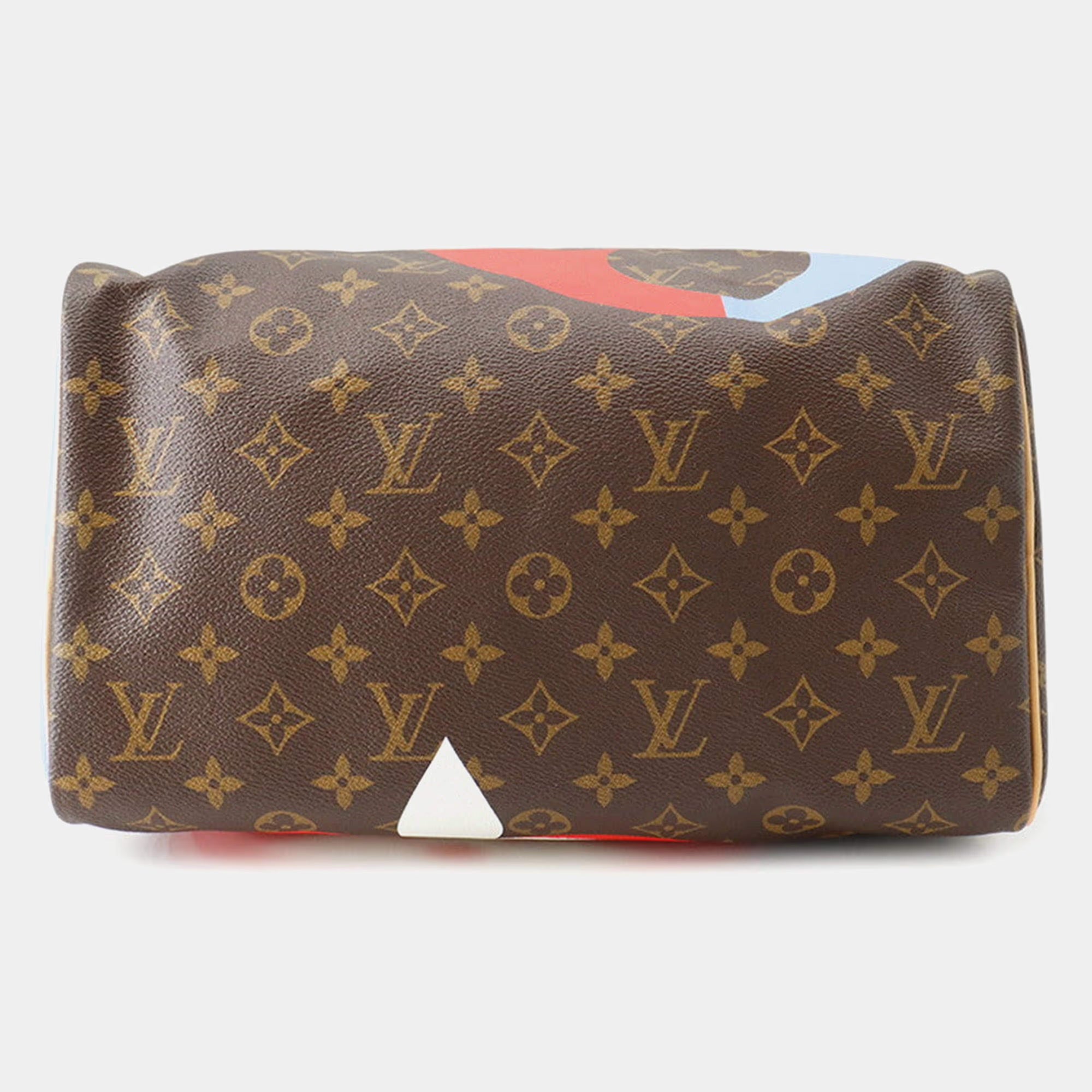 Louis Vuitton Speedy Bandouliere Brown Monogram / Gameon Size 30