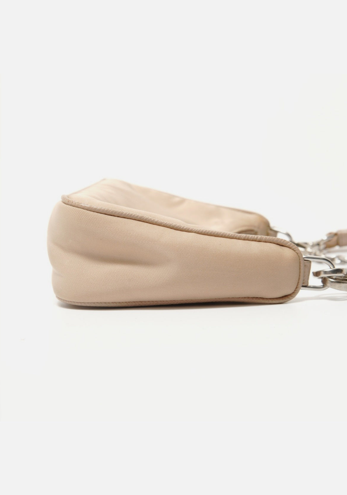 PRADA Nylon 2-Way Mini Shoulder Bag beige