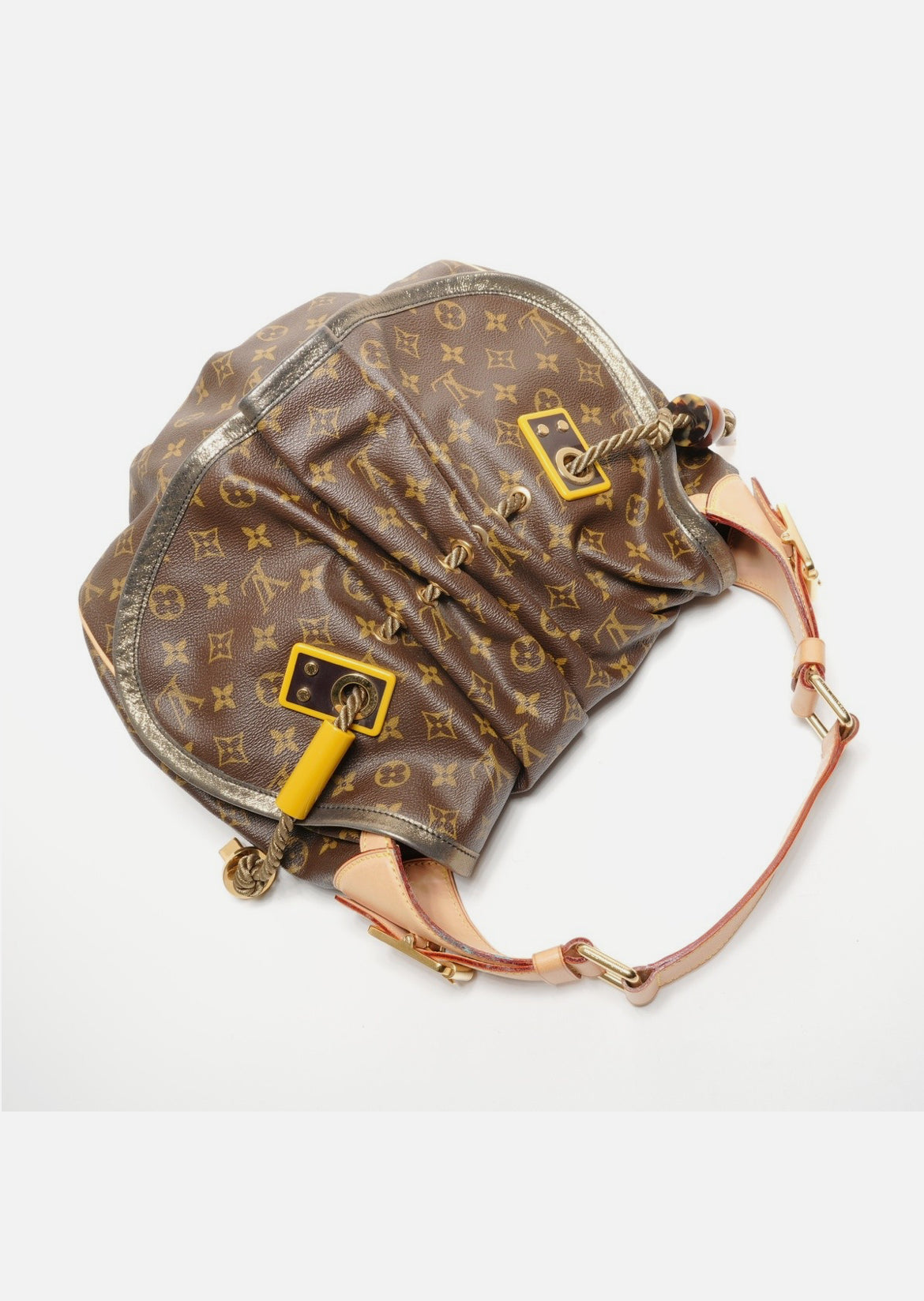 LOUIS VUITTON 2009 Kalahari GM Monogram Shoulder Bag Brown