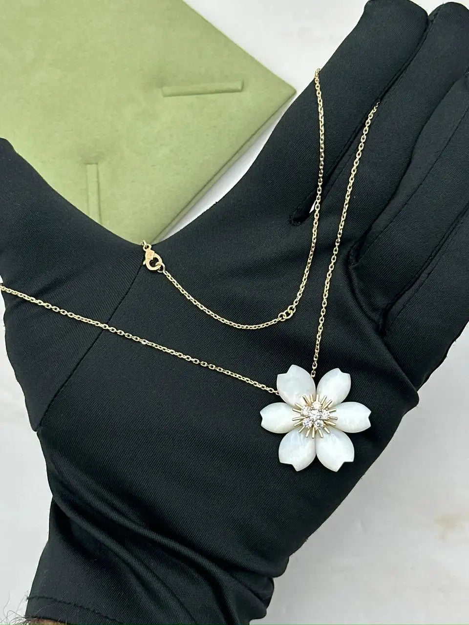 Van Cleef And Arpels Rose De Noel Clip Pendant