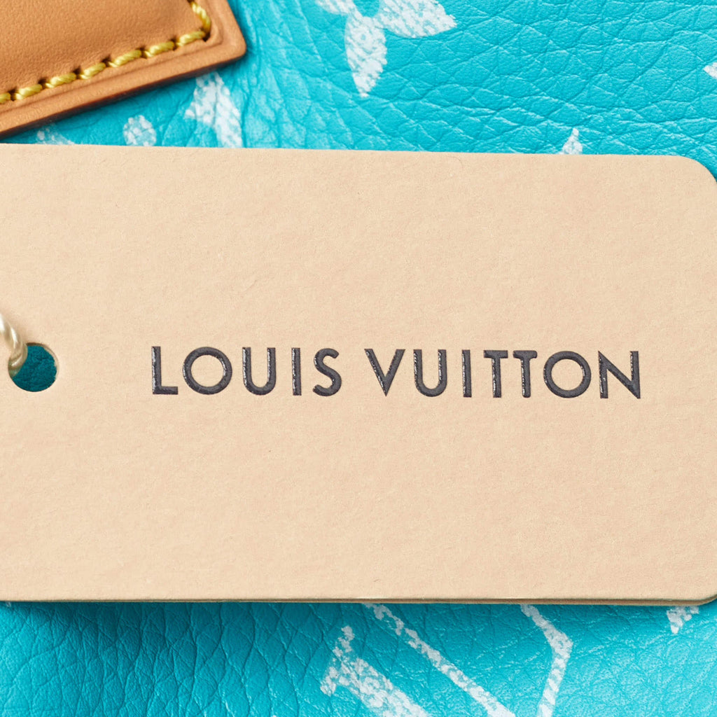 Louis Vuitton Speedy P9 Bandoulière 25 Turquoise Leather Bag