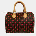 Louis Vuitton Speedy 25 Monogram Cherry Leather Handbag