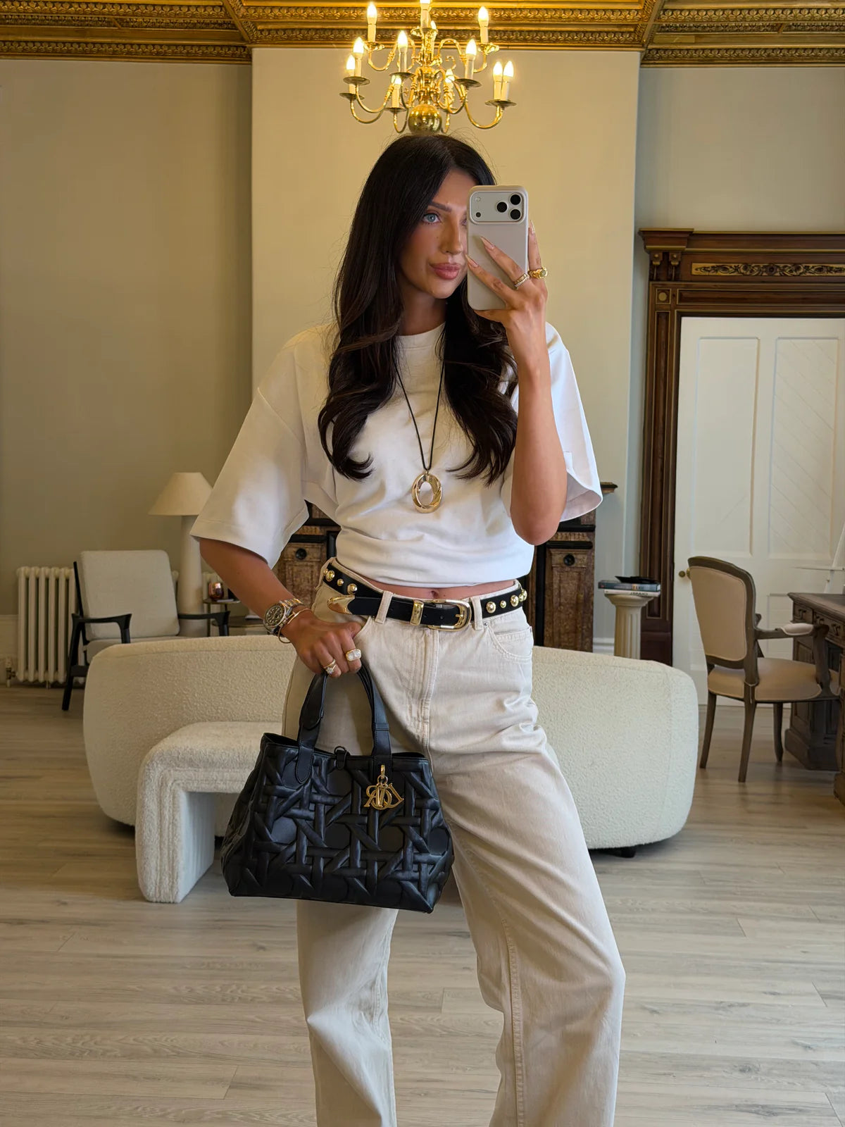 CHRISTIAN DIOR MEDIUM DIOR TOUJOURS BAG