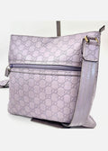 Gucci GG Marmont Leather Shoulder Bag Pastel Purple