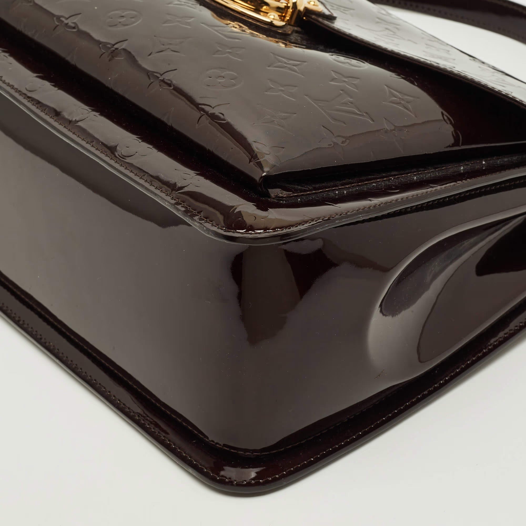 Louis Vuitton Romaine Amarante Monogram Vernis Bag