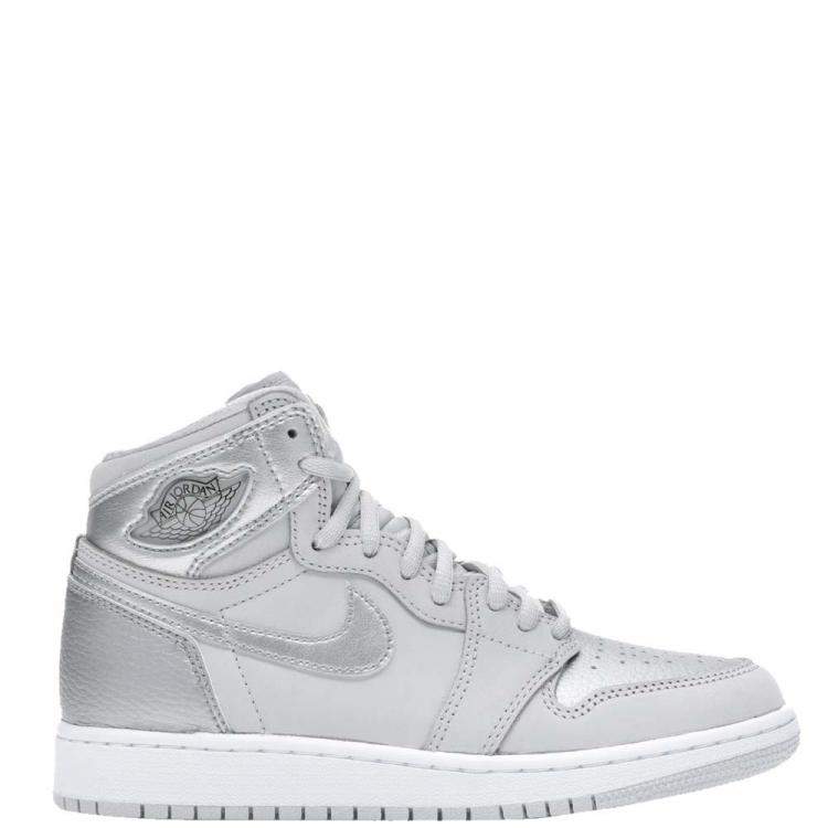 Nike Jordan 1 Retro High CO Japan Neutral Grey Sneakers Size EU 37.5