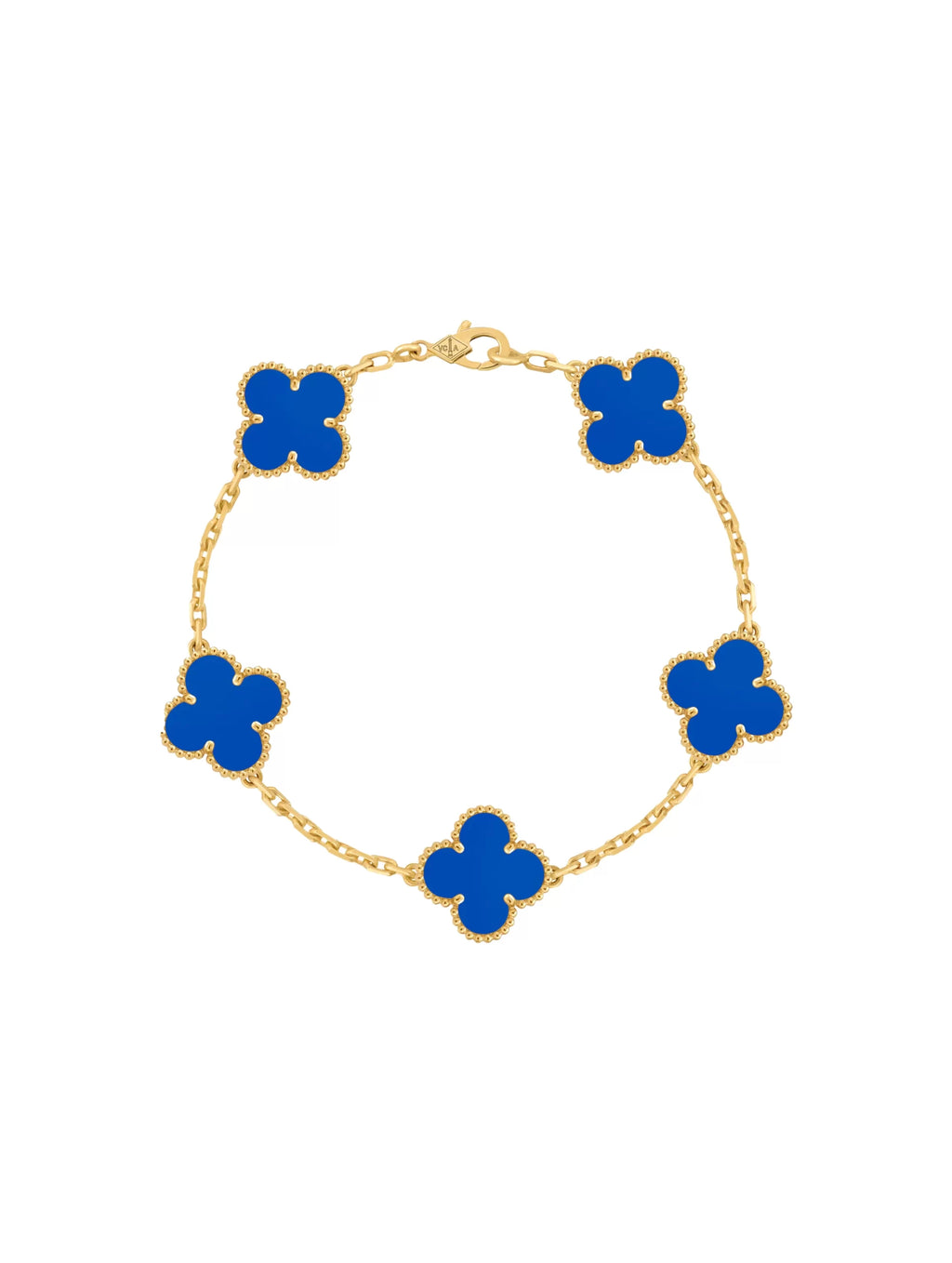 Van Cleef And Arpels Vintage Alhambra Bracelet 5 Motifs