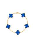 Van Cleef And Arpels Vintage Alhambra Bracelet 5 Motifs