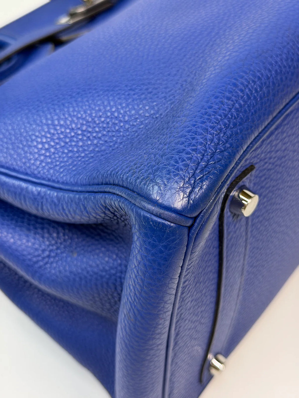 HERMÈS BIRKIN 35 ELECTRIC BLEU TOGO LEATHER WITH PALLADIUM HARDWARE