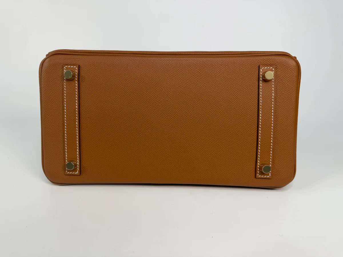 HERMÈS BIRKIN 30 IN GOLD EPSOM LEATHER WITH GOLD HARDWARE