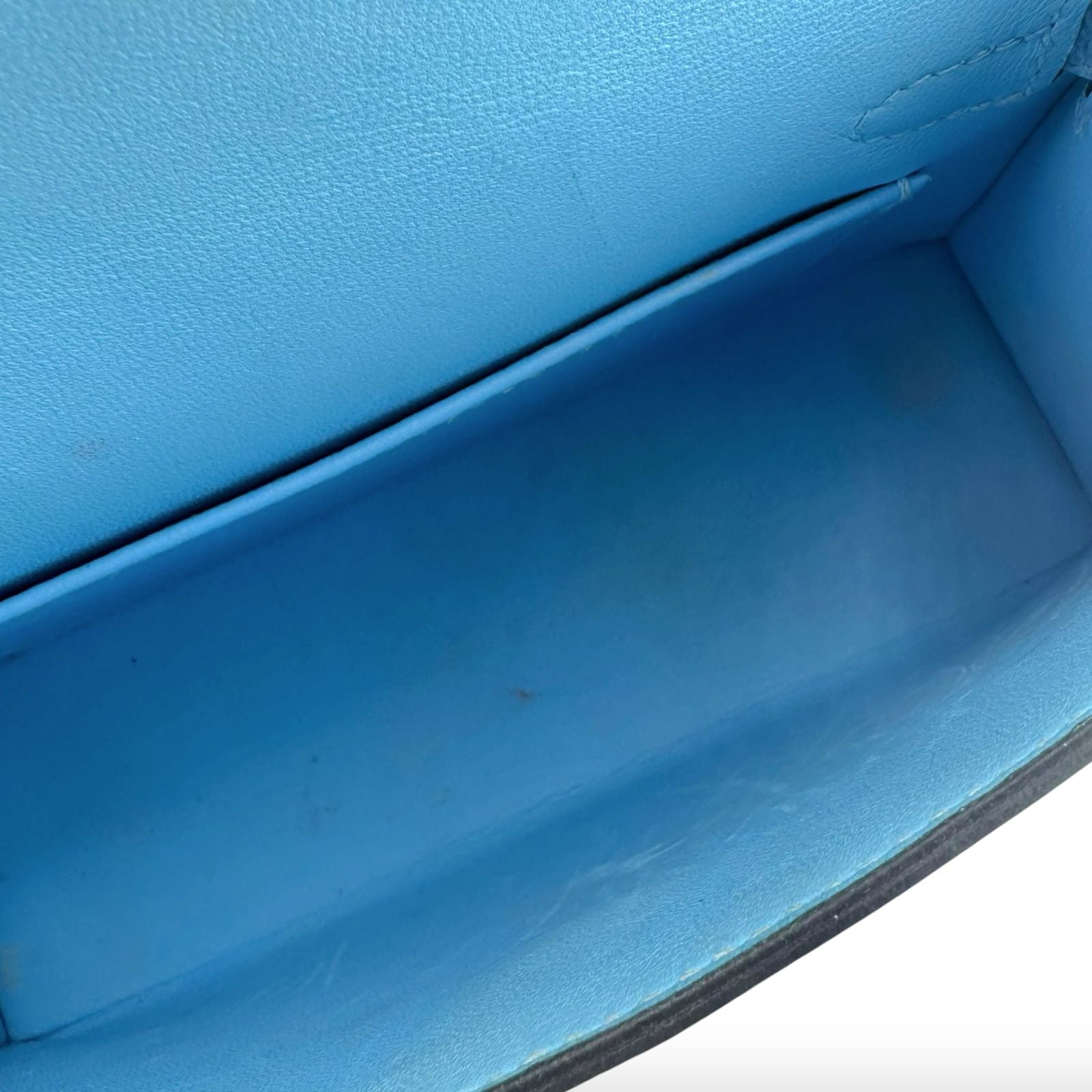 Hermes Mini Kelly Bleu Celeste Epsom PHW