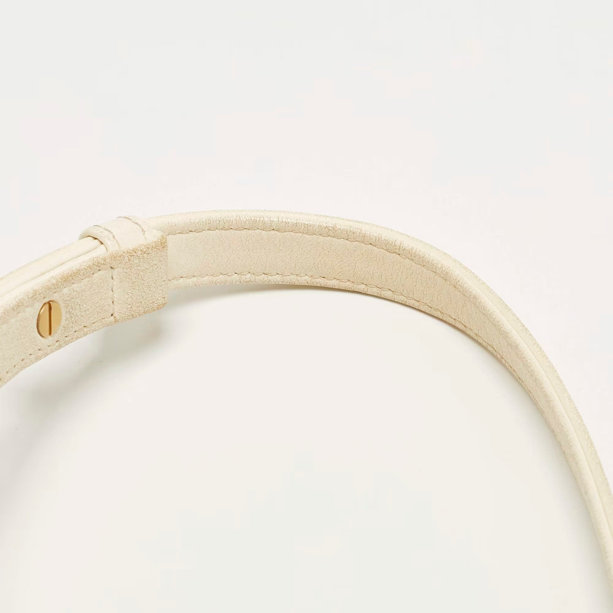 Chanel Coco Luxe Small Off White Quilted Leather Flap Bag