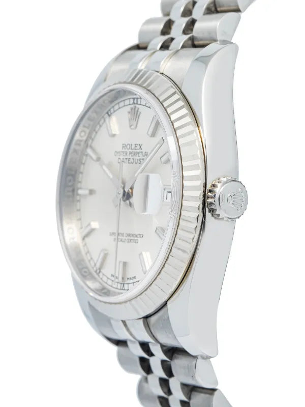 Rolex Datejust fluted bezel 36mm watch