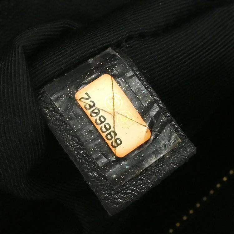 Chanel Black Lambskin Choco Bar Tote Bag