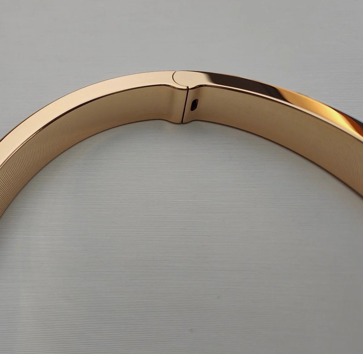Cartier Love Paved Diamond 18K Rose Gold Cuff Bracelet Size 18