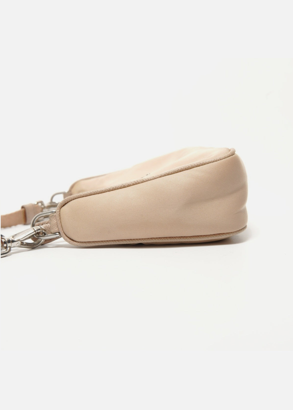 PRADA Nylon 2-Way Mini Shoulder Bag beige
