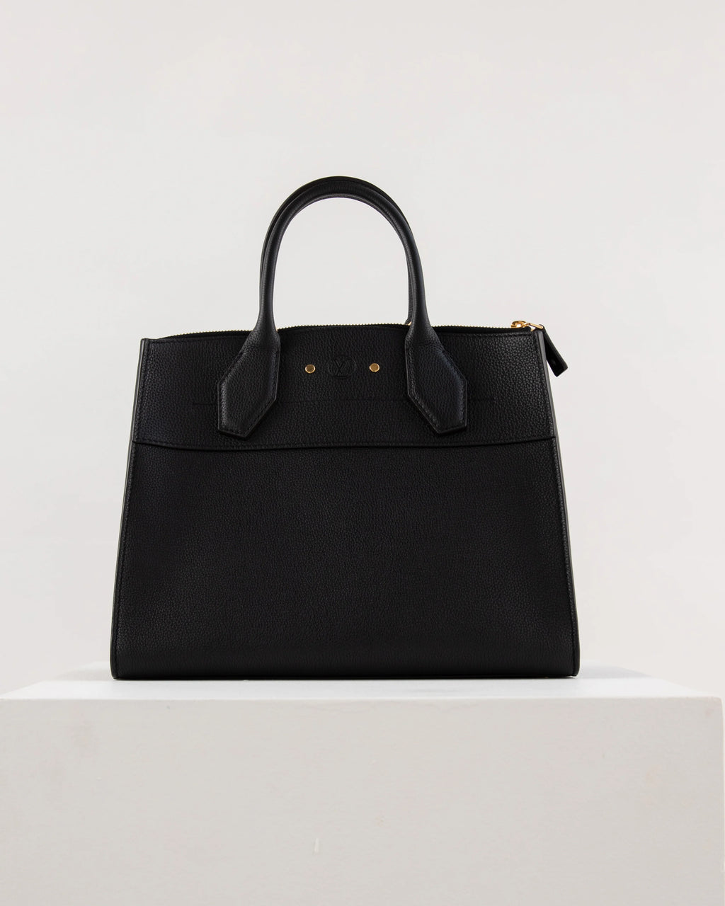 Louis Vuitton City Steamer Bag MM in Black