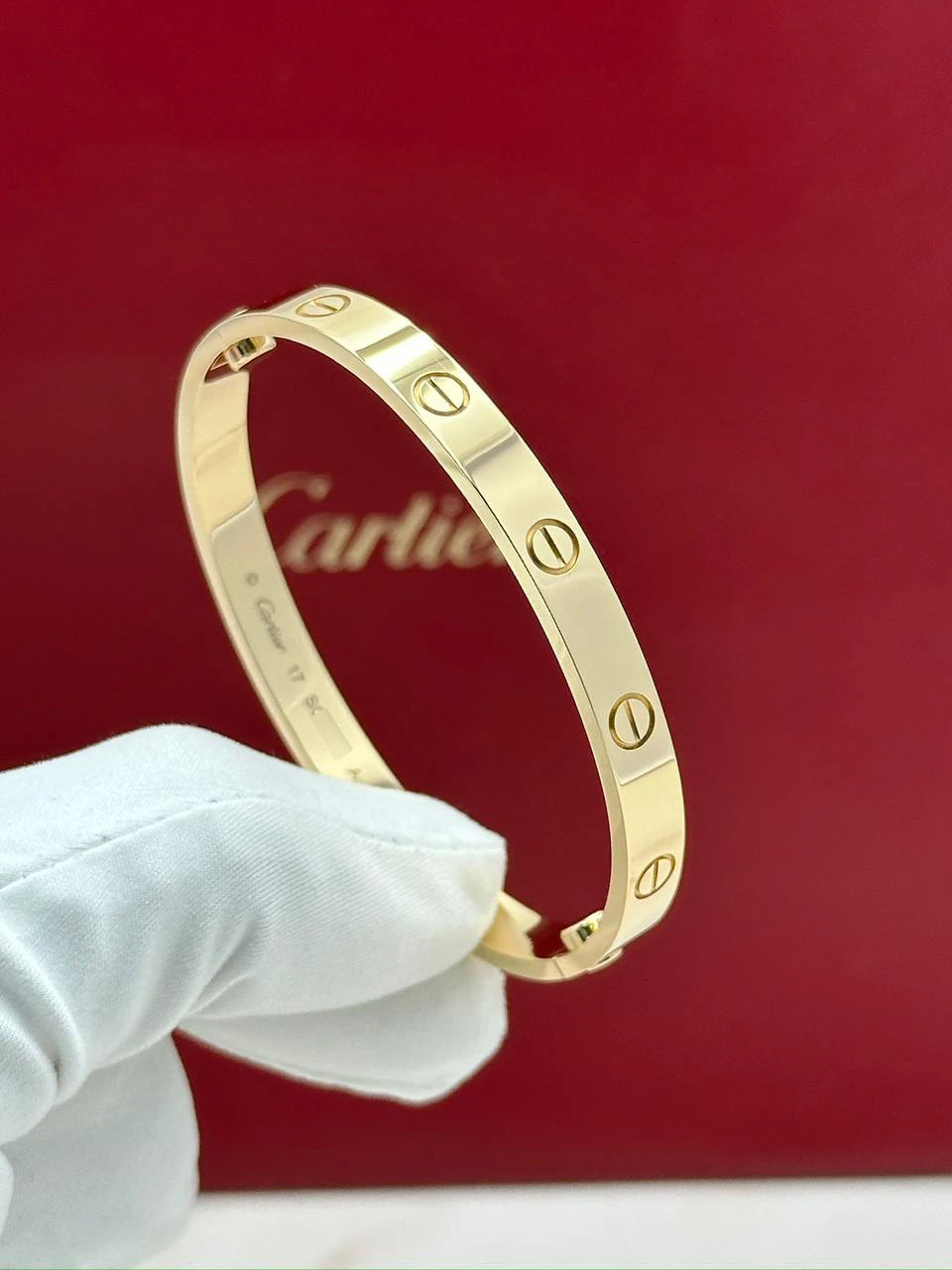 Cartier Love Bracelet Classic Model Size 17
