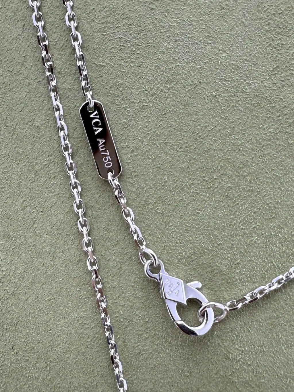 Van Cleef & Arpels Vintage Alhambra Guilloche Necklace