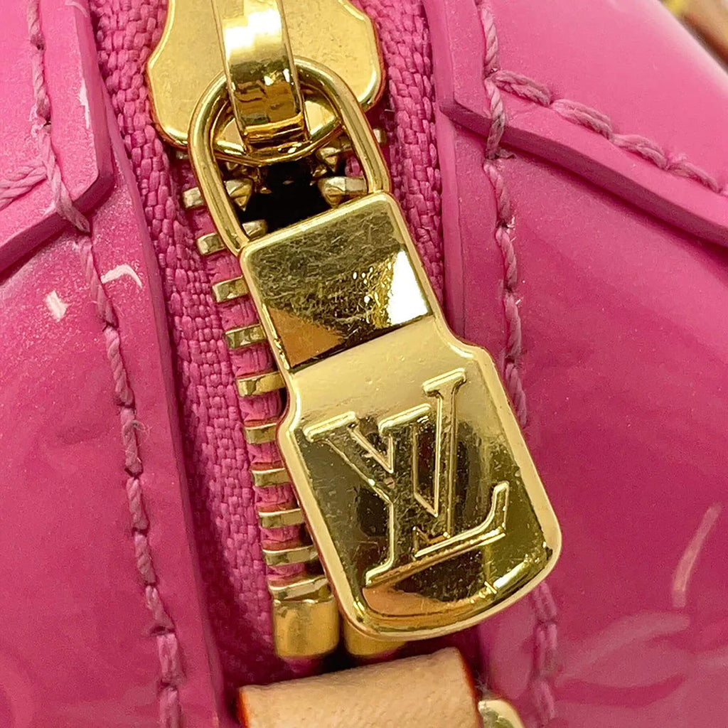 Louis Vuitton Lvremix Collection Nano Speedy Neon Pink Monogram Vernis Leather