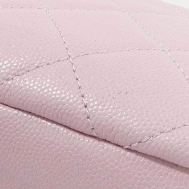 Chanel Pink Mini Flap Leather Shoulder Bag