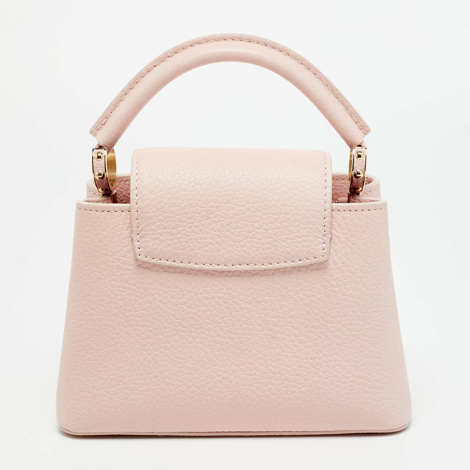 Louis Vuitton Capucines Mini Pink Taurillon Leather Top Handle Bag